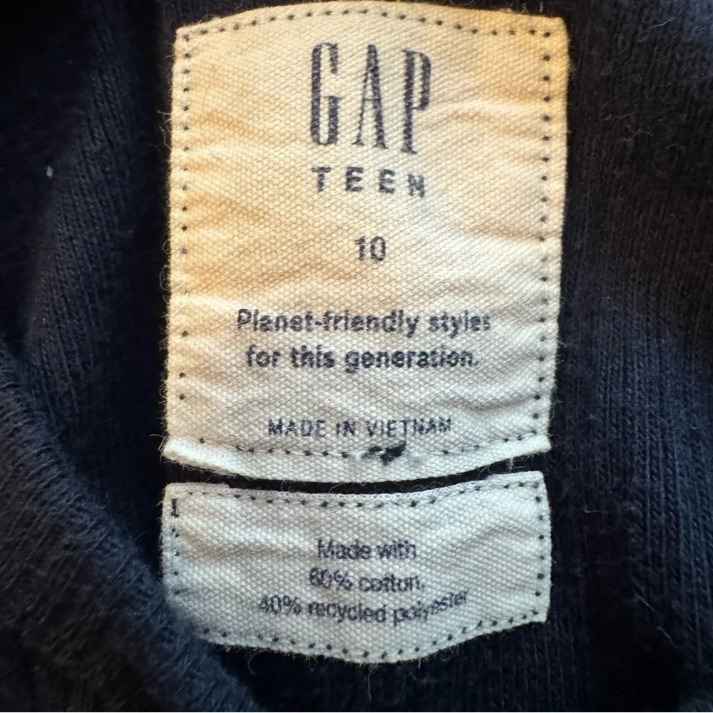 Old Navy Pink and Gap Navy Blue Button-Up Tops